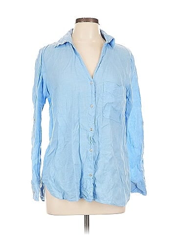 Zara Long Sleeve Button-Down Shirt (view 1)