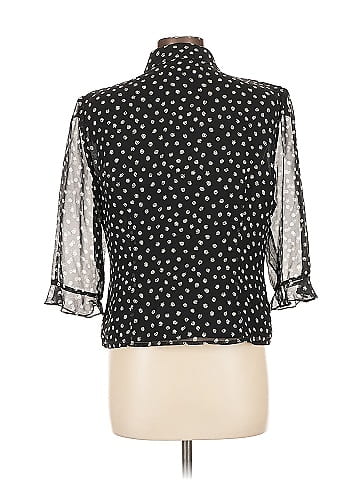 Cynthia Howie 3/4 Sleeve Silk Top (view 2)