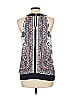 Soho 100% Polyester Blue Sleeveless Blouse Size L - photo 2