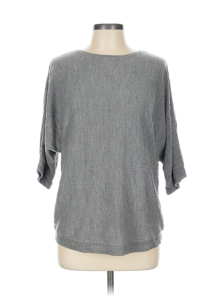 Pre-owned New York And Company Cardigan Sweater In Gray