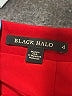 Black Halo Red Burgundy Formal Skirt Size 4 - photo 4
