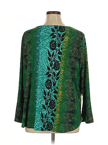 Bob Mackie 3/4 Sleeve Blouse (view 2)