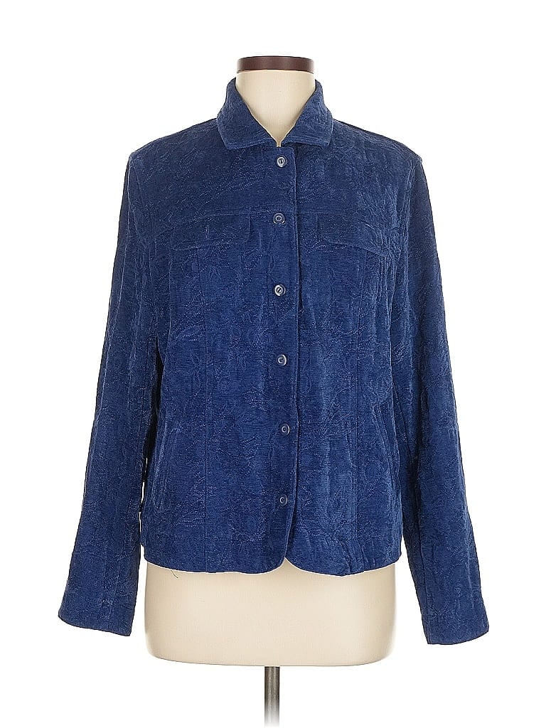 Pre-owned Croft & Barrow Denim Jacket In Blue