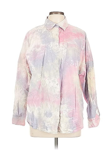 Blue Blush Long Sleeve Blouse (view 1)