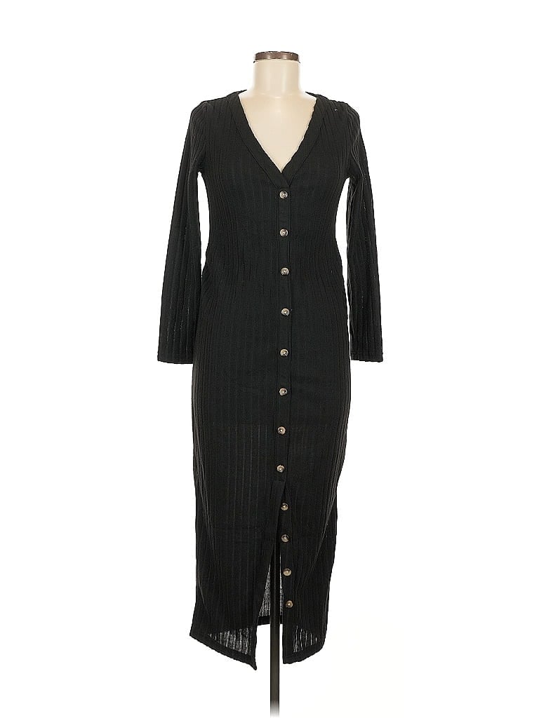 Pre-owned Shein Casual Dress In Black