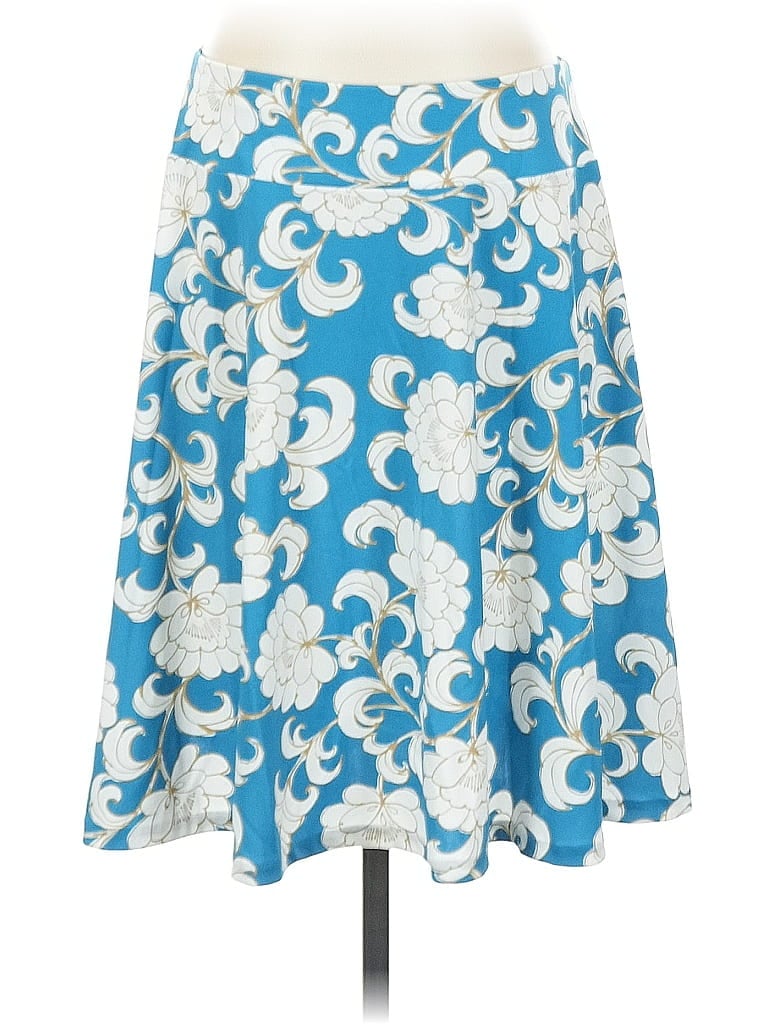 Pre-owned Ann Taylor Factory Casual Skirt In Blue