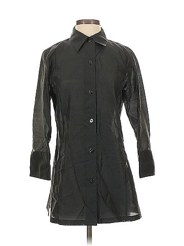 Linda Allard Ellen Tracy 3/4 Sleeve Button-Down Shirt (view 1)