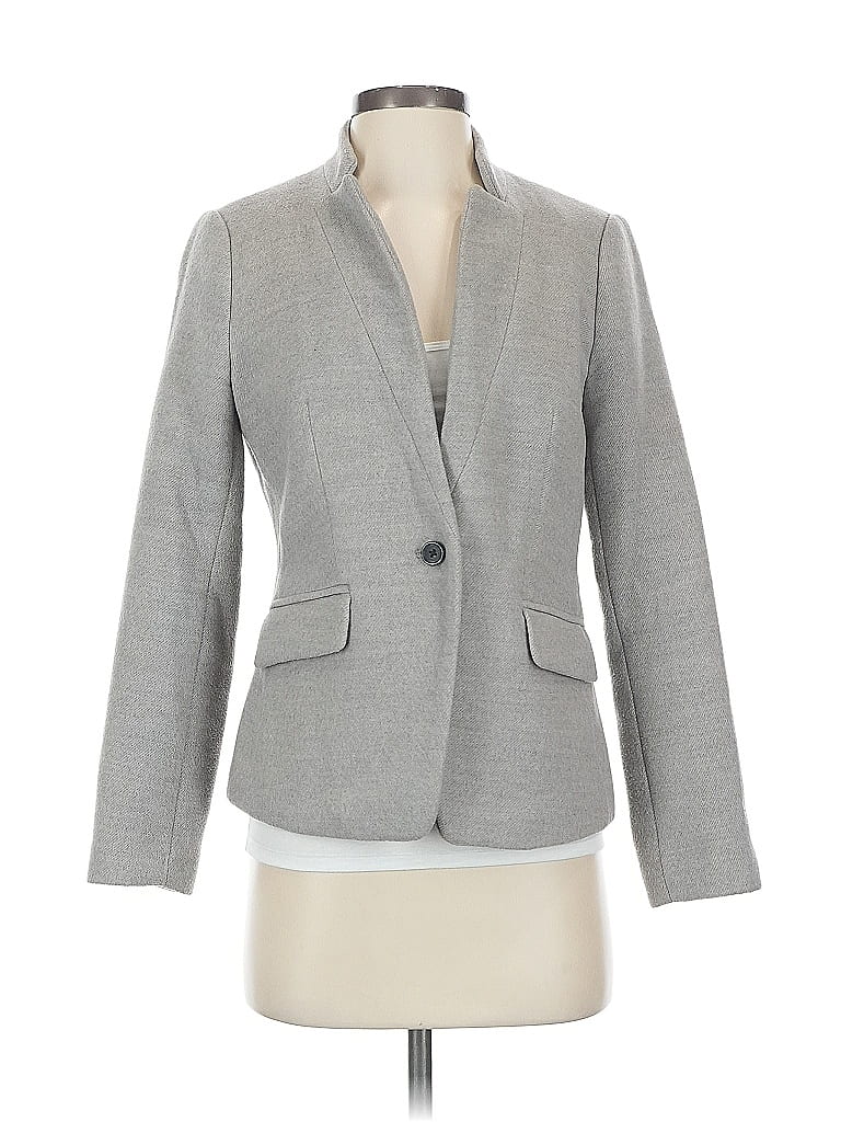 Pre-owned Banana Republic Factory Store Blazer Jacket In Gray