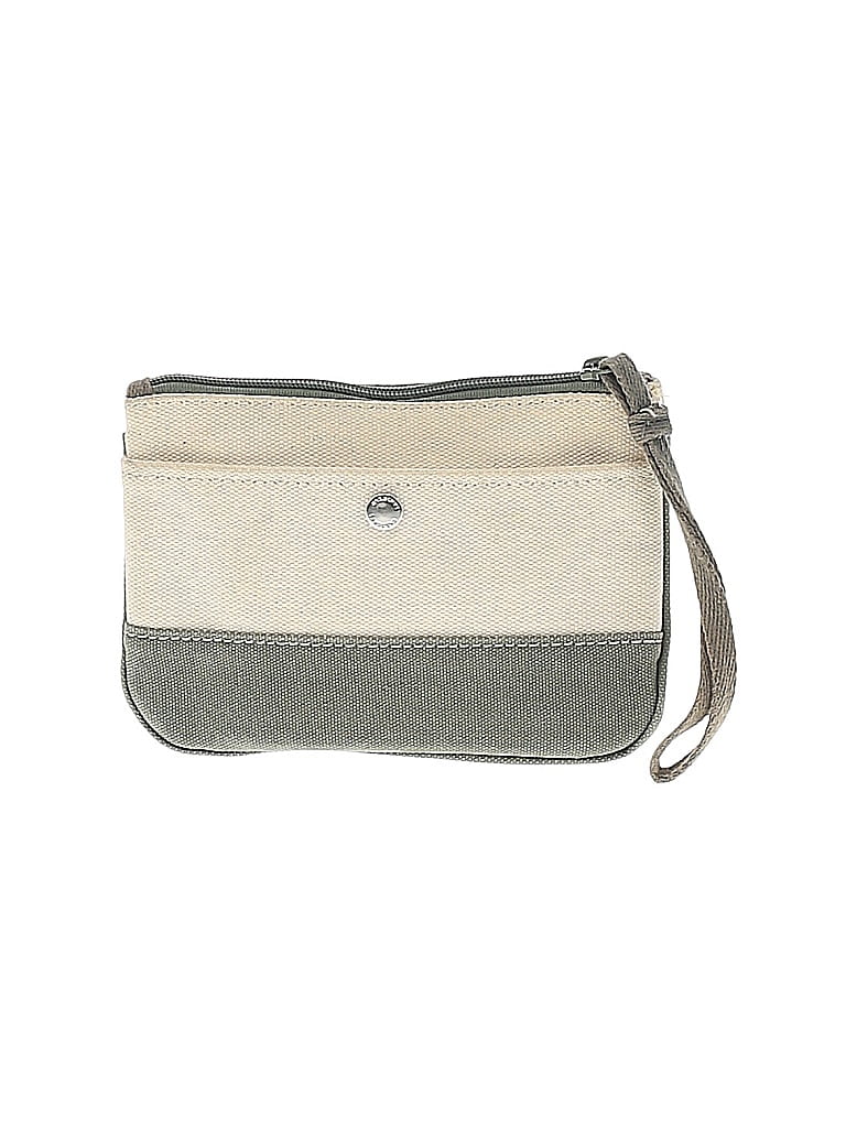 Pre-owned Lands' End Wristlet In Green
