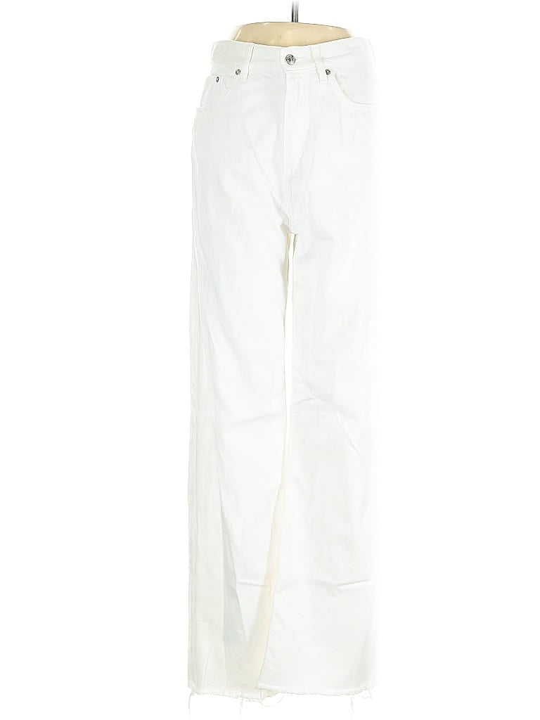 Los Angeles Atelier & Other Stories 100% Other White Ivory Jeans Size 29 waist - photo 1