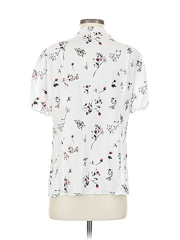 Ecru Short Sleeve Blouse (view 2)