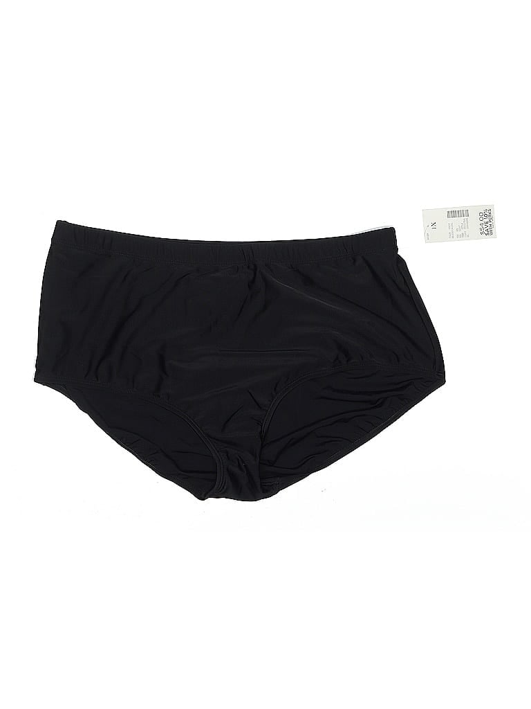 Pre-owned Catherines Swimsuit Bottoms In Black