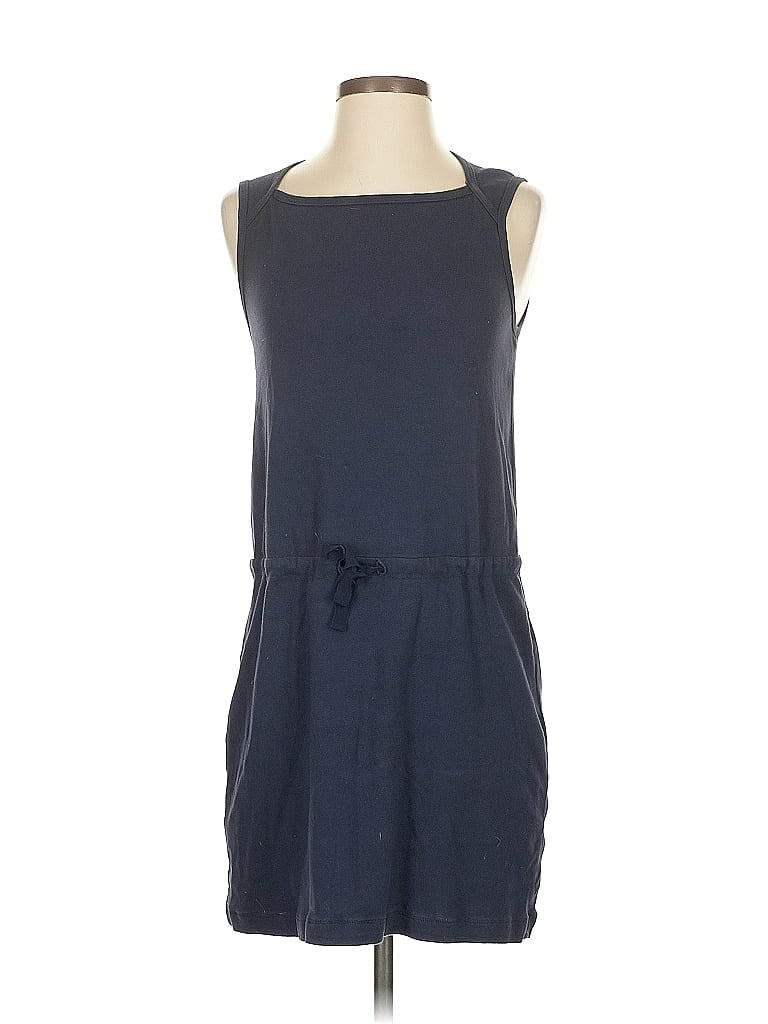 Pre-owned Three Dots Casual Dress In Blue