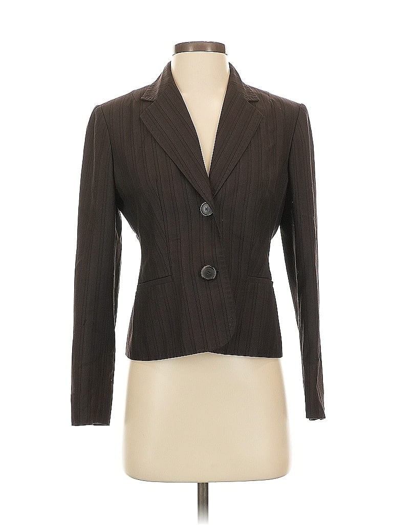 Pre-owned Jones New York Blazer Jacket In Brown