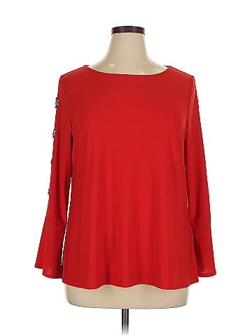 INC International Concepts Long Sleeve Blouse (view 1)