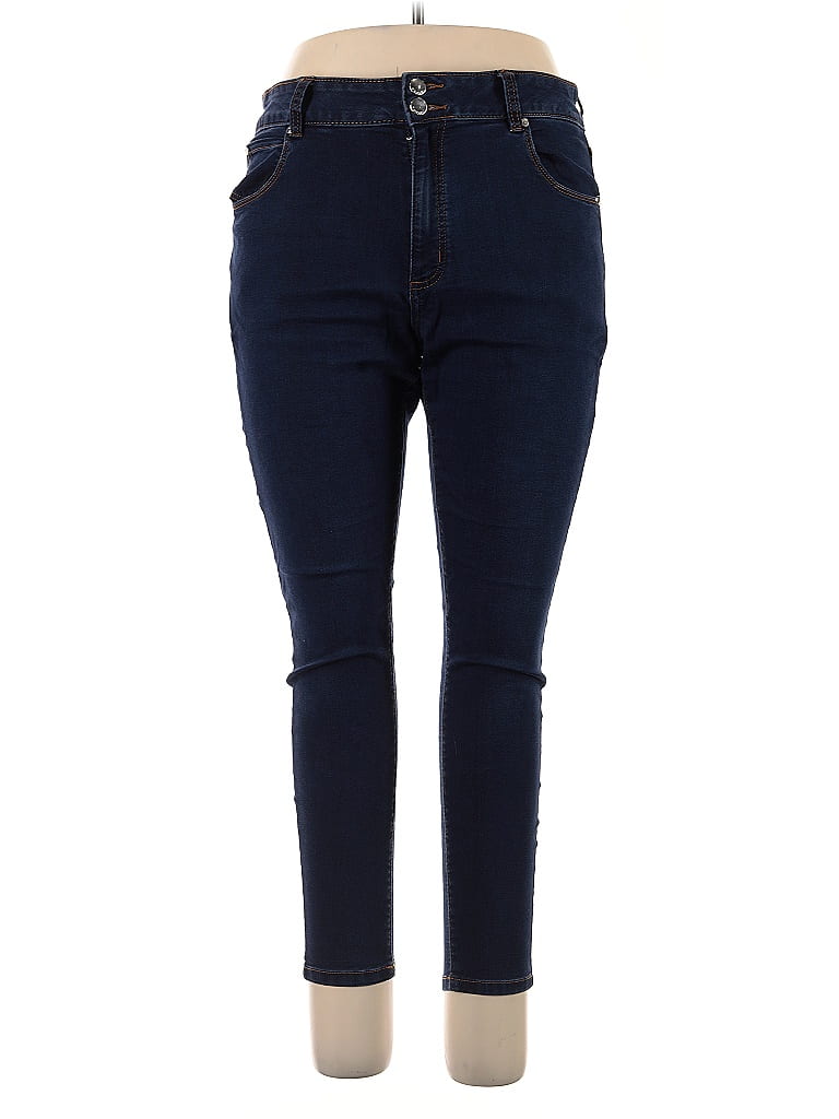 Pre-owned Tahari Jeans In Blue