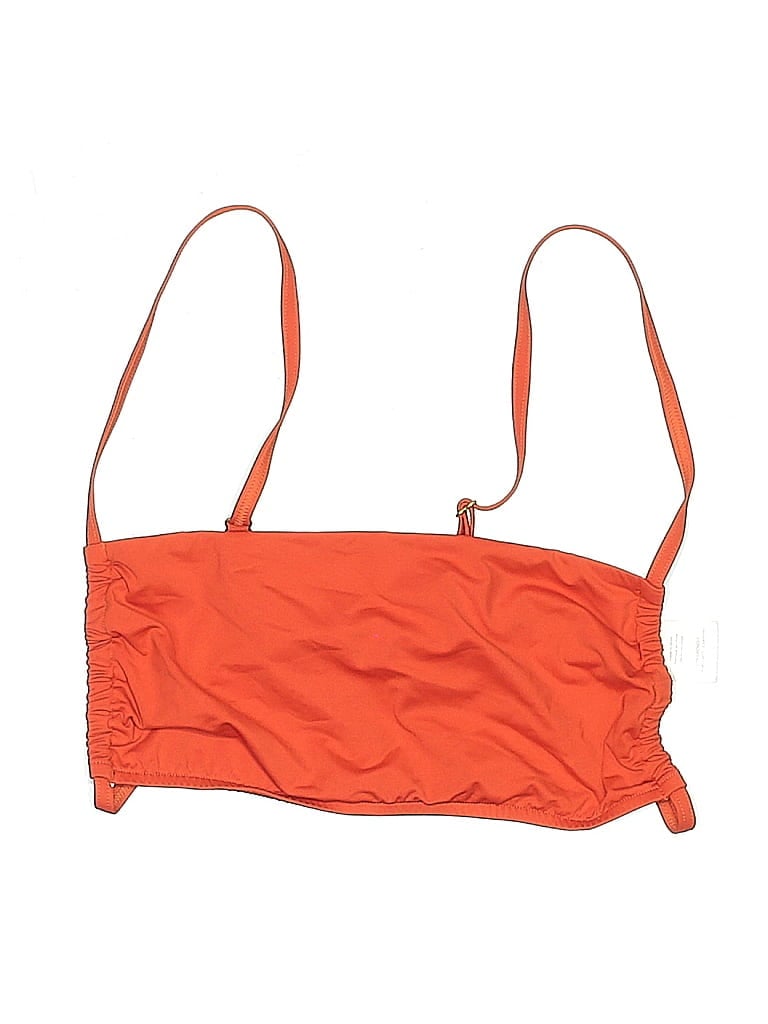 Pre-owned Weworewhat Swimsuit Top Orange Swimwear