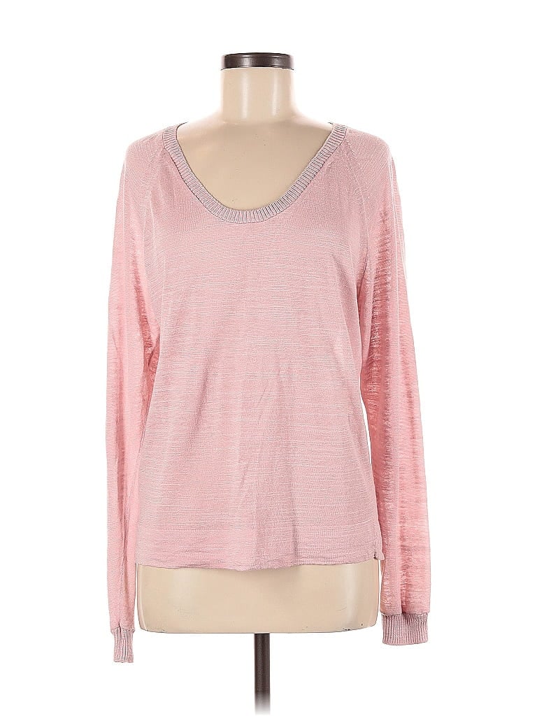Pre-owned Ann Taylor Loft Pullover Sweater In Pink