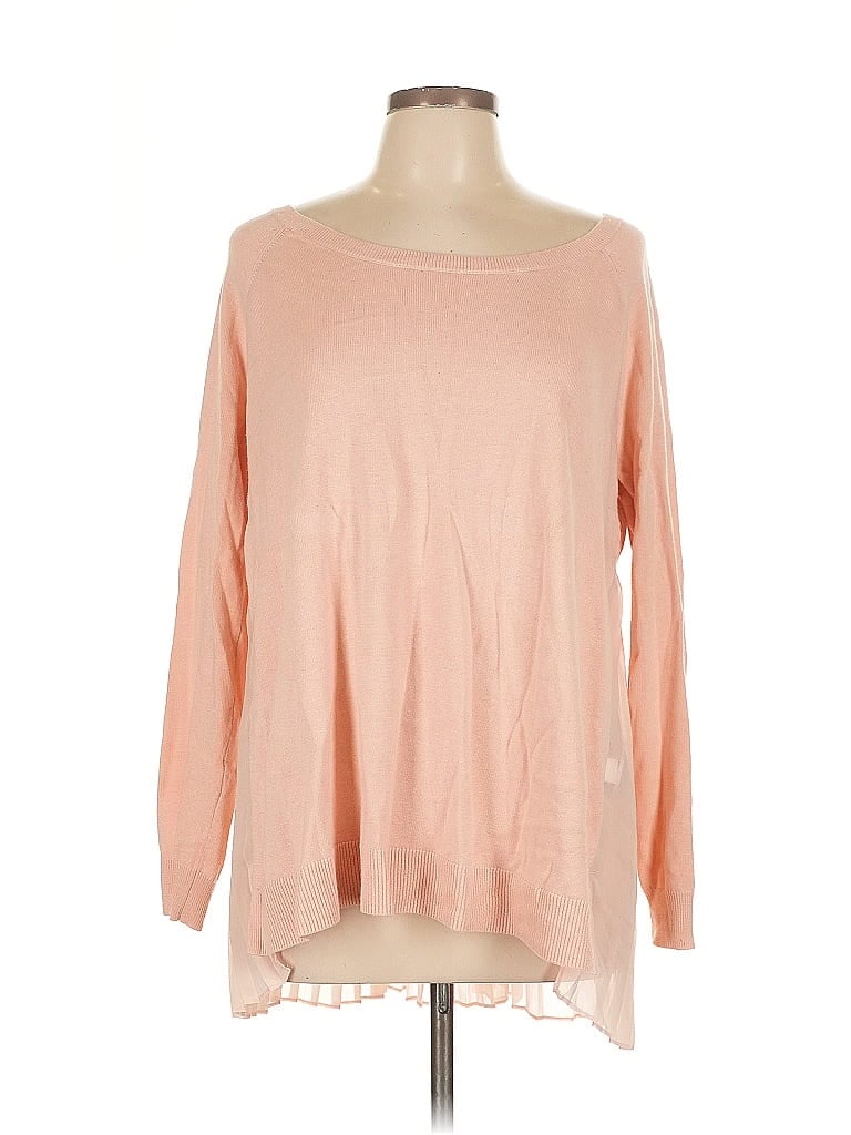 Pre-owned Torrid Pullover Sweater In Pink