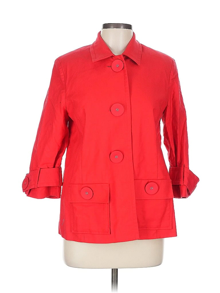 COLDWATER CREEK Pre-owned Coat In Red