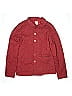 Talbots 100% Polyester Solid Red Jacket Size 18 - photo 1