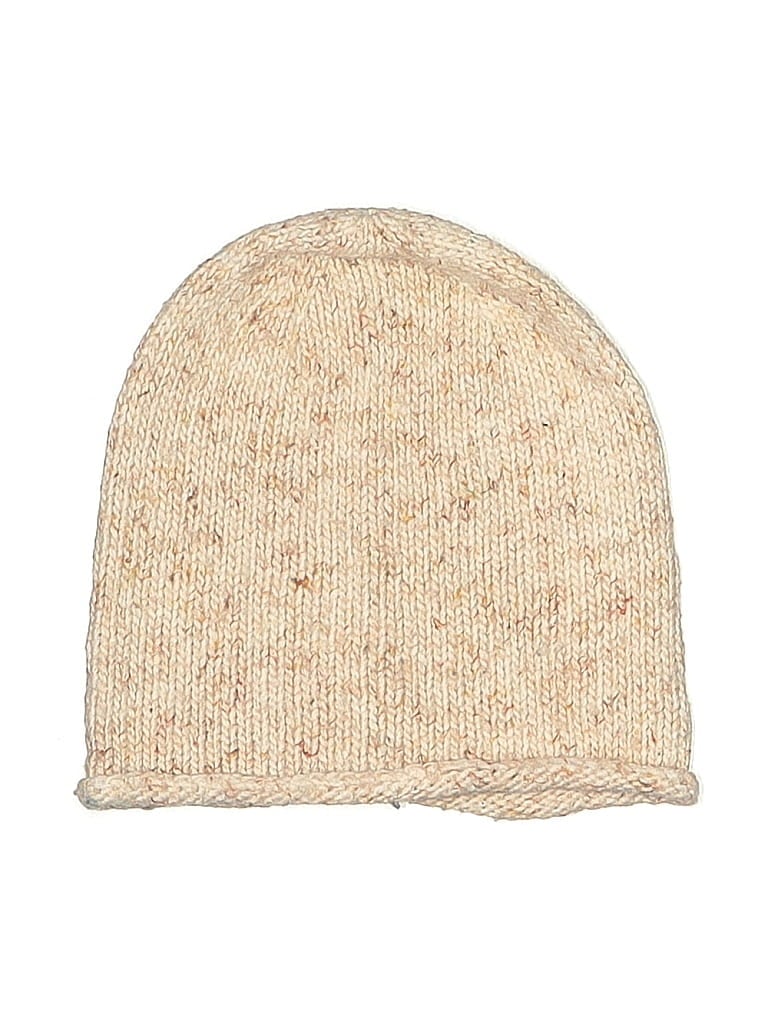 Pre-owned Unbranded Beanie Hat In Brown