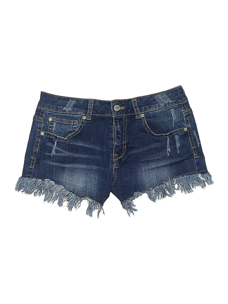 Pre-owned Altar'd State Denim Shorts In Blue