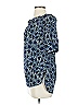 MICHAEL Michael Kors Print Blue Short Sleeve Blouse Size XS - photo 5