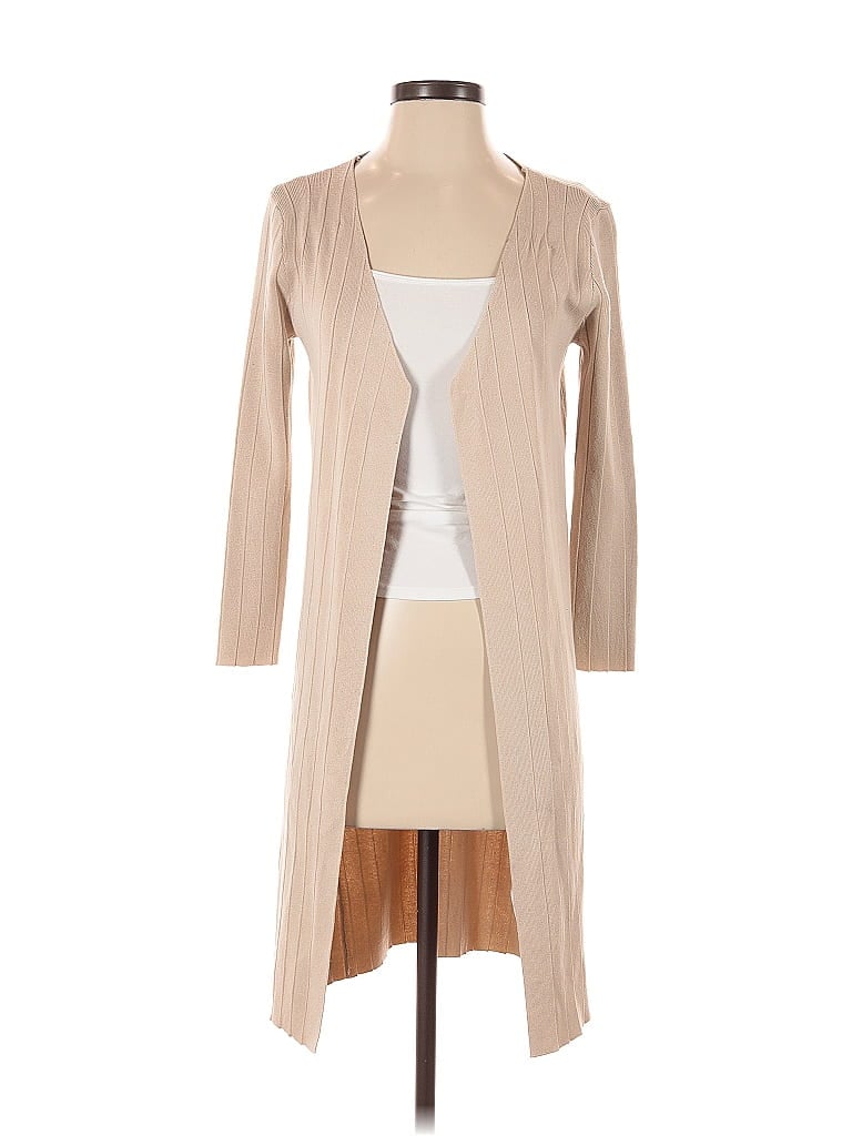 Pre-owned Silk & Salt Cardigan Sweater In Brown