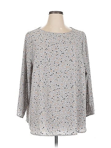 Lane Bryant Outlet 3/4 Sleeve Blouse (view 1)