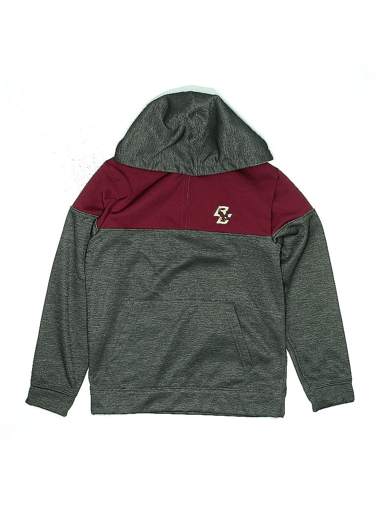 Pre-owned Colosseum Athletics Kids' Pullover Hoodie In Burgundy