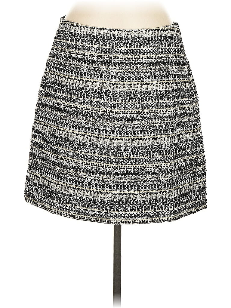 Pre-owned Ann Taylor Loft Casual Skirt In Gray