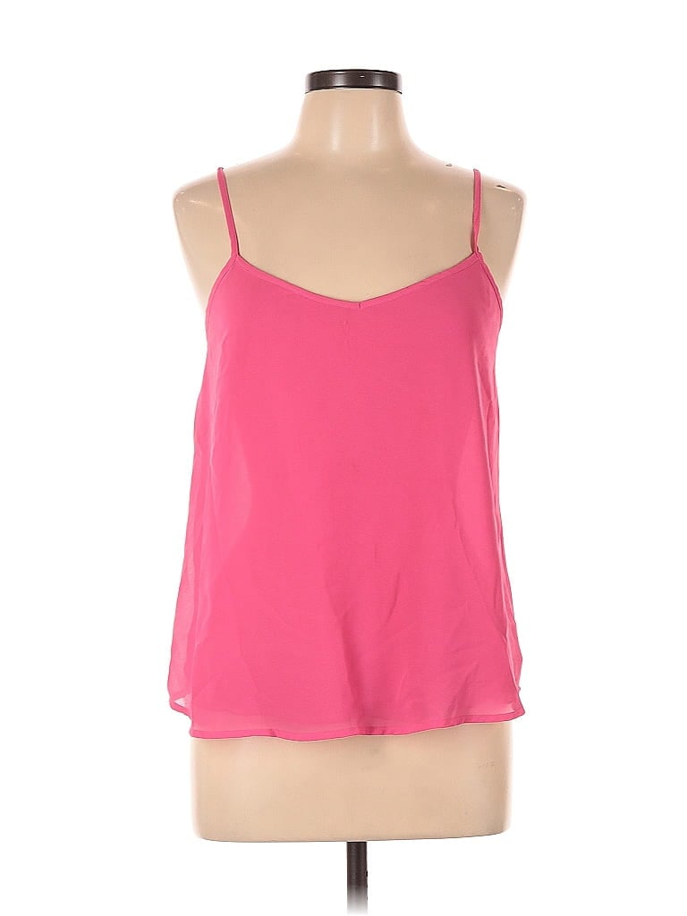 SANS SOUCI Pre-owned Sleeveless Top Pink Halter Neckline Tops