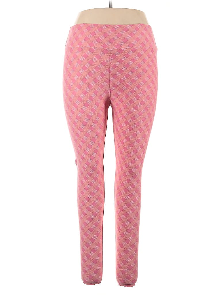 Pre-owned Lularoe Active Pants In Pink