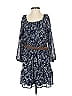 Wallflower 100% Polyester Paisley Blue Casual Dress Size XS - photo 1