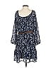 Wallflower 100% Polyester Paisley Blue Casual Dress Size XS - photo 2