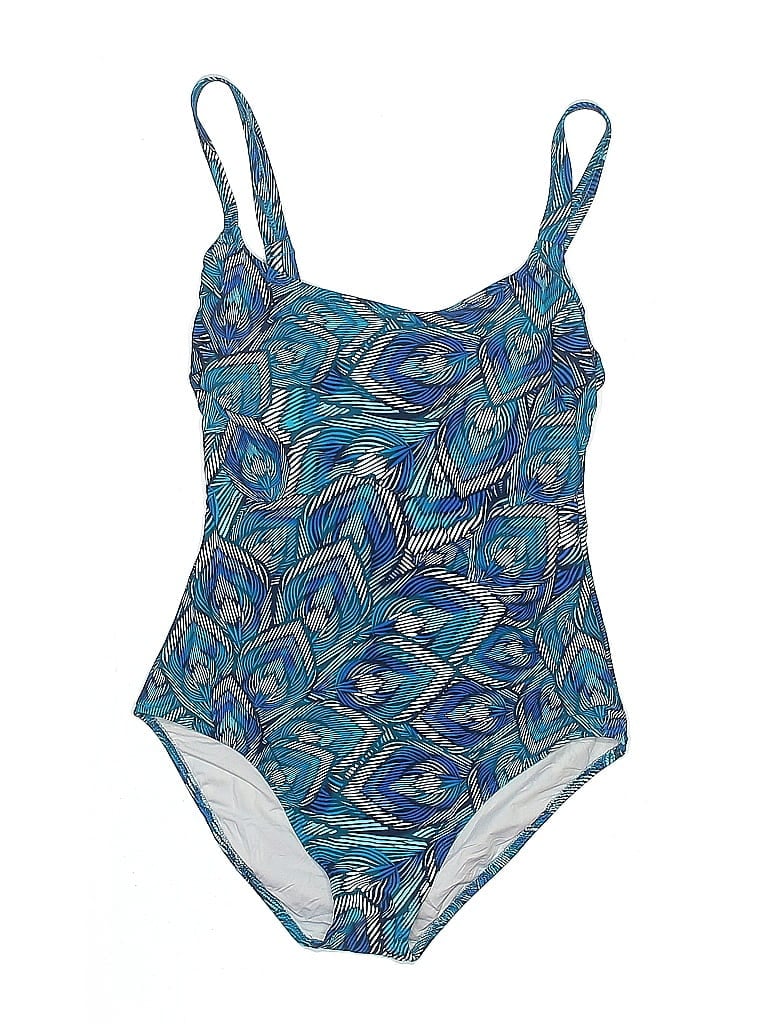 Pre-owned Profile By Gottex One Piece Swimsuit In Blue