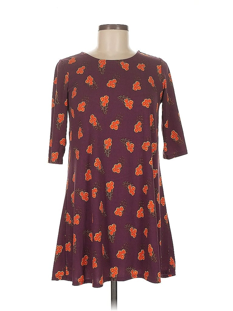 NATURAL LIFE Pre-owned 3/4 Sleeve T-shirt In Purple