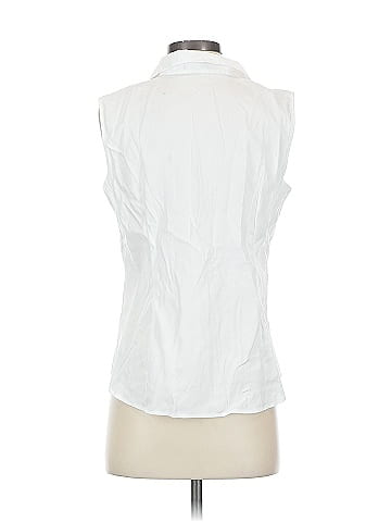 Jones New York Sleeveless Button-Down Shirt (view 2)