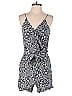 Ann Taylor LOFT Paisley Gray Blue Romper Size XS - photo 1