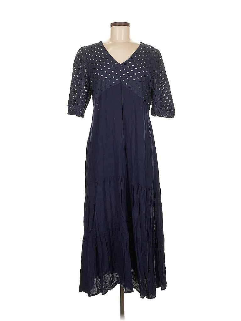 Pre-owned Boho Me Casual Dress In Blue