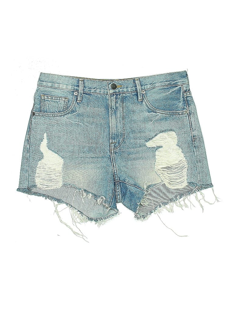 Pre-owned Frame Denim Shorts In Blue