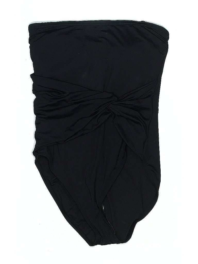 Pre-owned Carmen Marc Valvo Swimwear Swimsuit Bottoms In Black