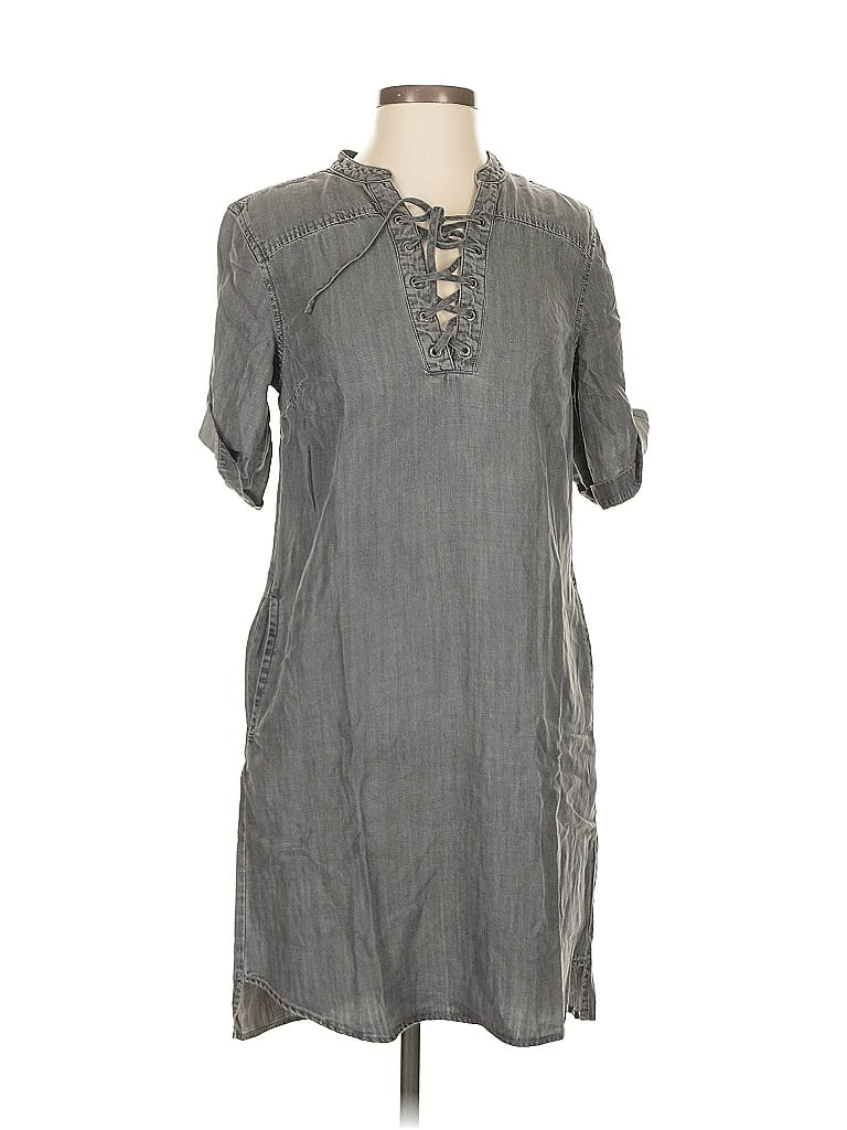 Pre-owned Chelsea & Theodore Casual Dress In Gray