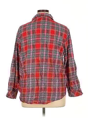 Victoria's Secret 3/4 Sleeve Button-Down Shirt (view 2)