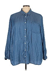 Terra & Sky Long Sleeve Button Down Shirt