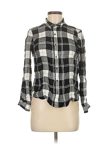 Soho JEANS NEW YORK & COMPANY Long Sleeve Button-Down Shirt (view 1)