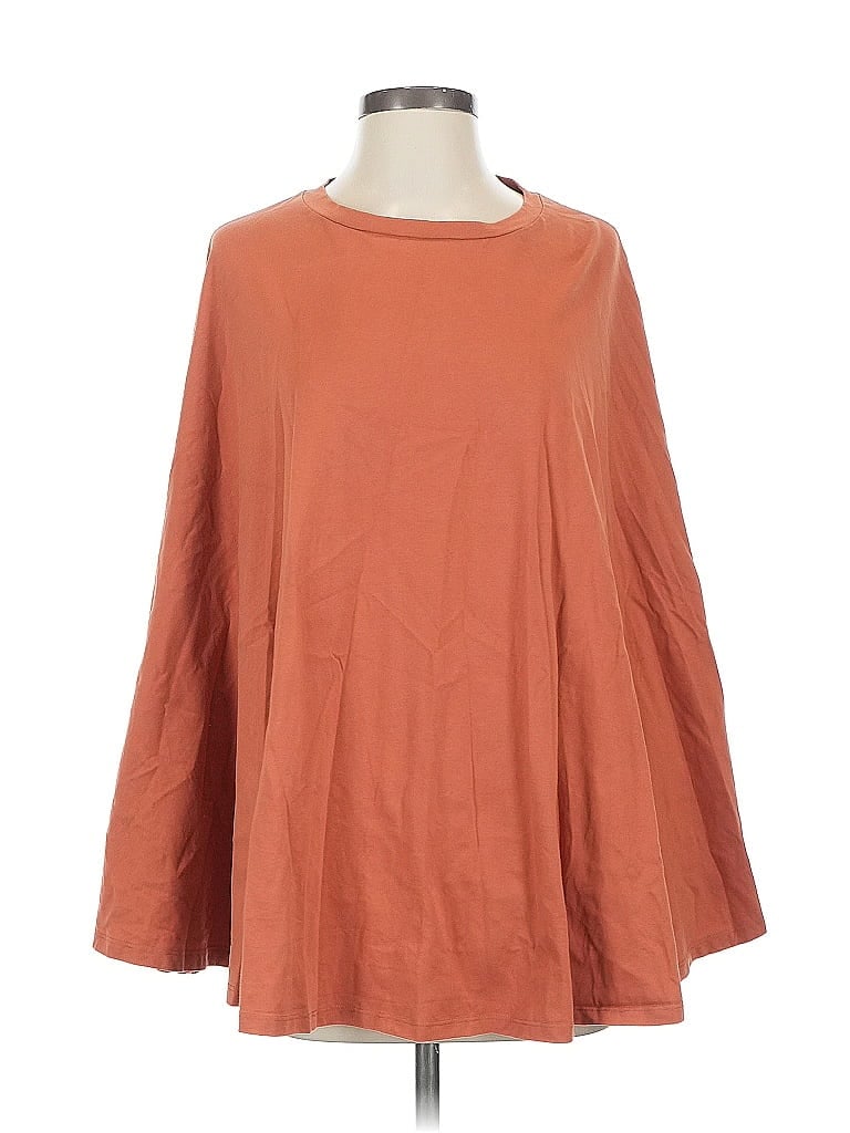 Pre-owned Cos 3/4 Sleeve T-shirt In Orange