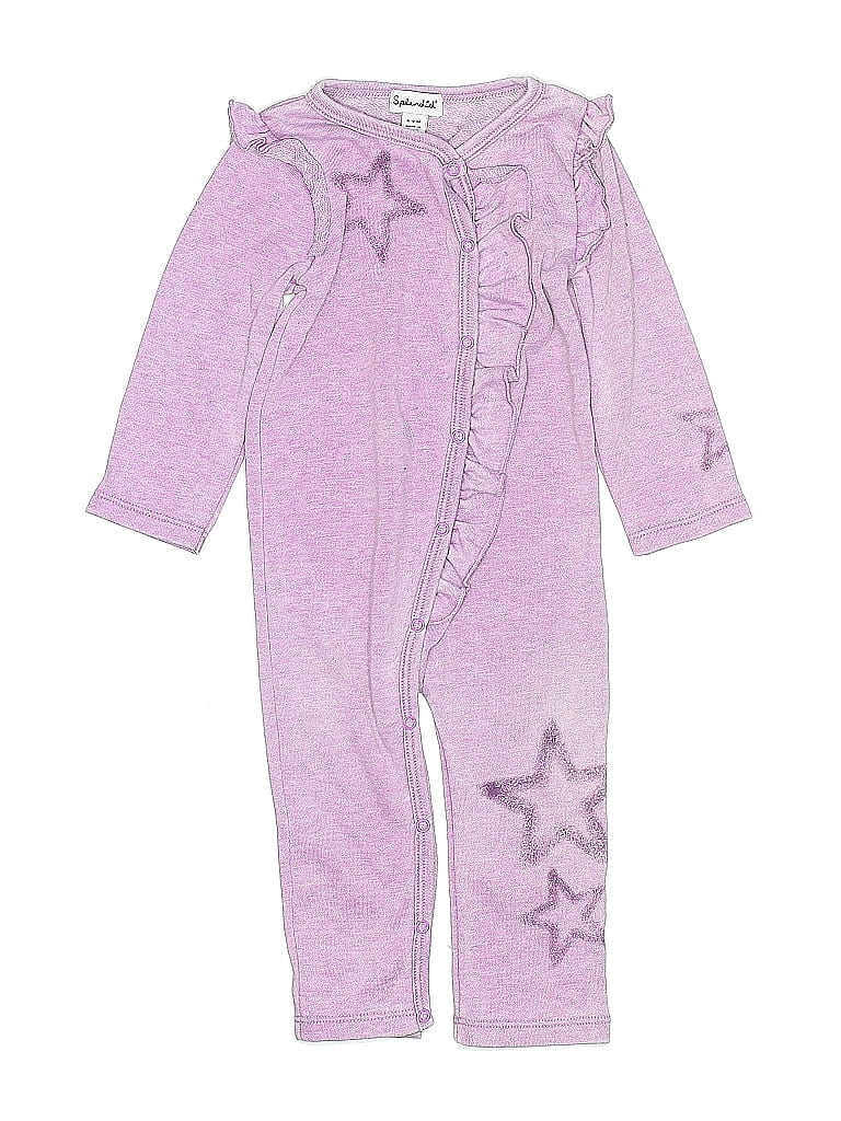 Click to view more detailed imagery on our partner's website Pre-owned Splendid Babies' Long Sleeve Onesie In Purple