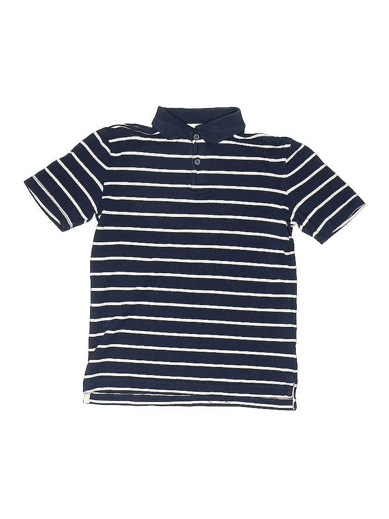 Pre-owned Nordstrom Kids' Short Sleeve Polo Shirt In Blue